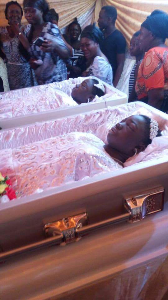 Twin Sisters Who ddied on the same day, bburied the same day (Video)