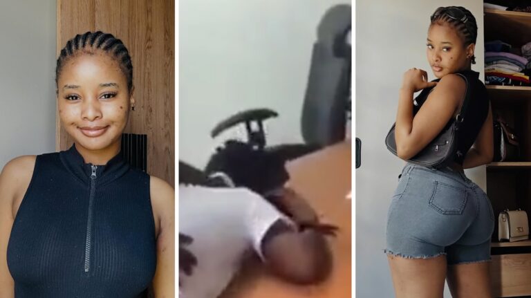 Trending Video of south african Lady With boss – in office
