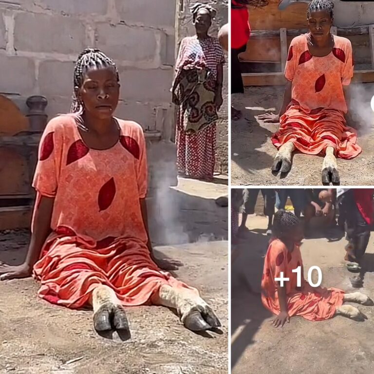 Woman allegedly turns into a cow after sleeping with married man (video)