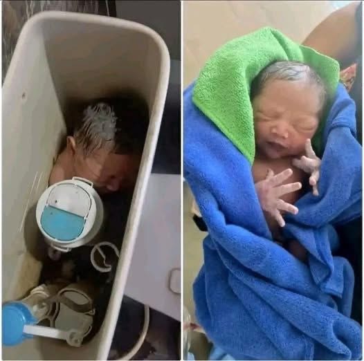 Baby Girl rescued Alive in Toilet Tank After Being Abandoned after birth