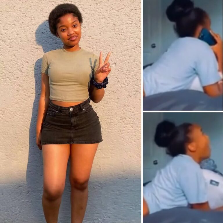 Mzansi girl on a call with boyfriend video