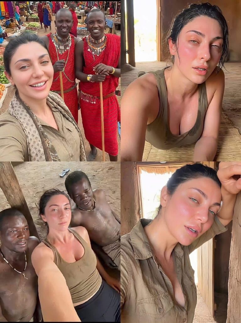 This white woman touring Africa is going viral over her