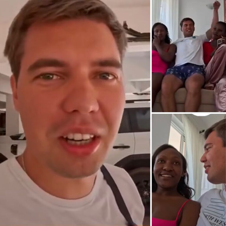Another Russian man drops new videos with african women